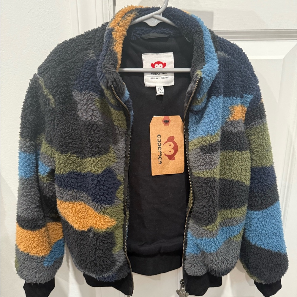 Appaman Multicolor Sherpa Jacket. Never worn! Brand new with tags size 5.